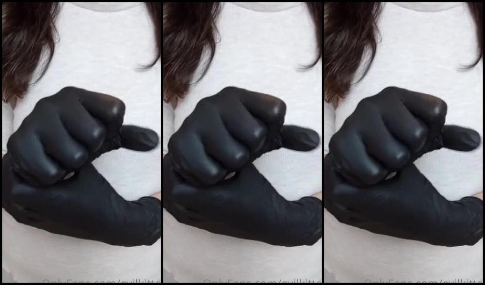 Evil Kitten Nicknamed Evilkitten Onlyfans Gloves Fetish
