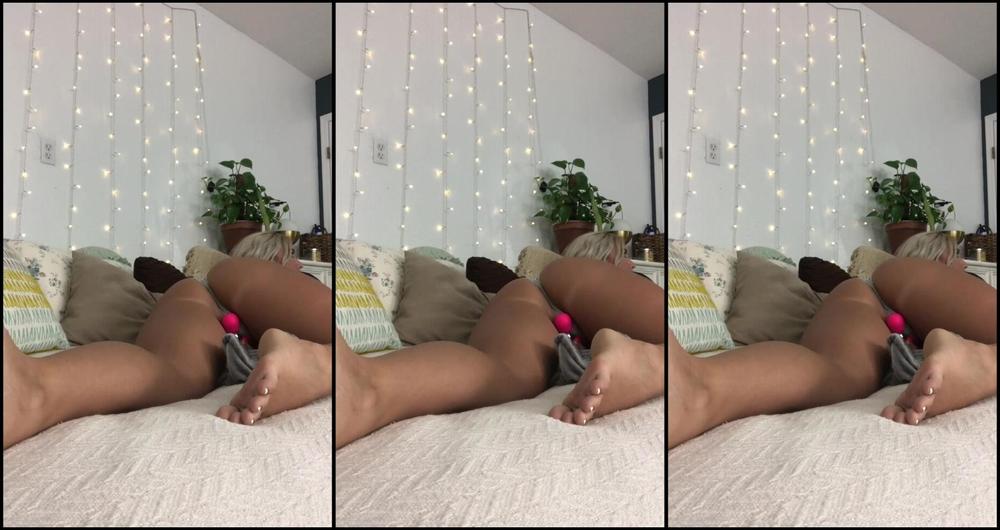 Ashley Teal Vibrator Over Panties Manyvids