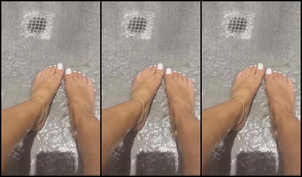 Msprettyfeet 03 16 2021 Onlyfans Video Happy Toesday Pretty White Toes In The Shower