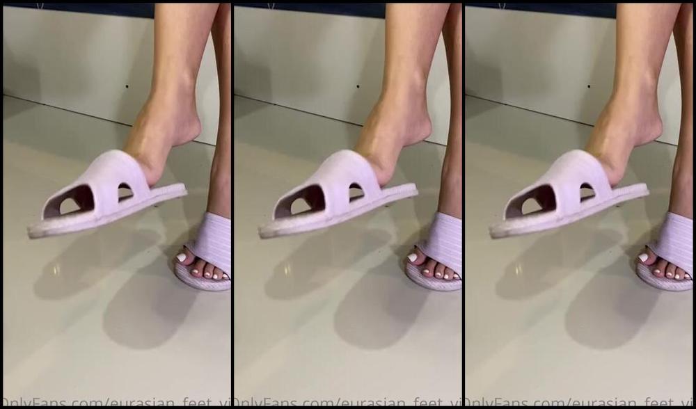 Eurasian Feet Vip Nicknamed Eurasian Feet Vip 08 11 2021 Onlyfans Video Dangling My Super Duper Dirty Slippers Captured By Eurasian Solemate