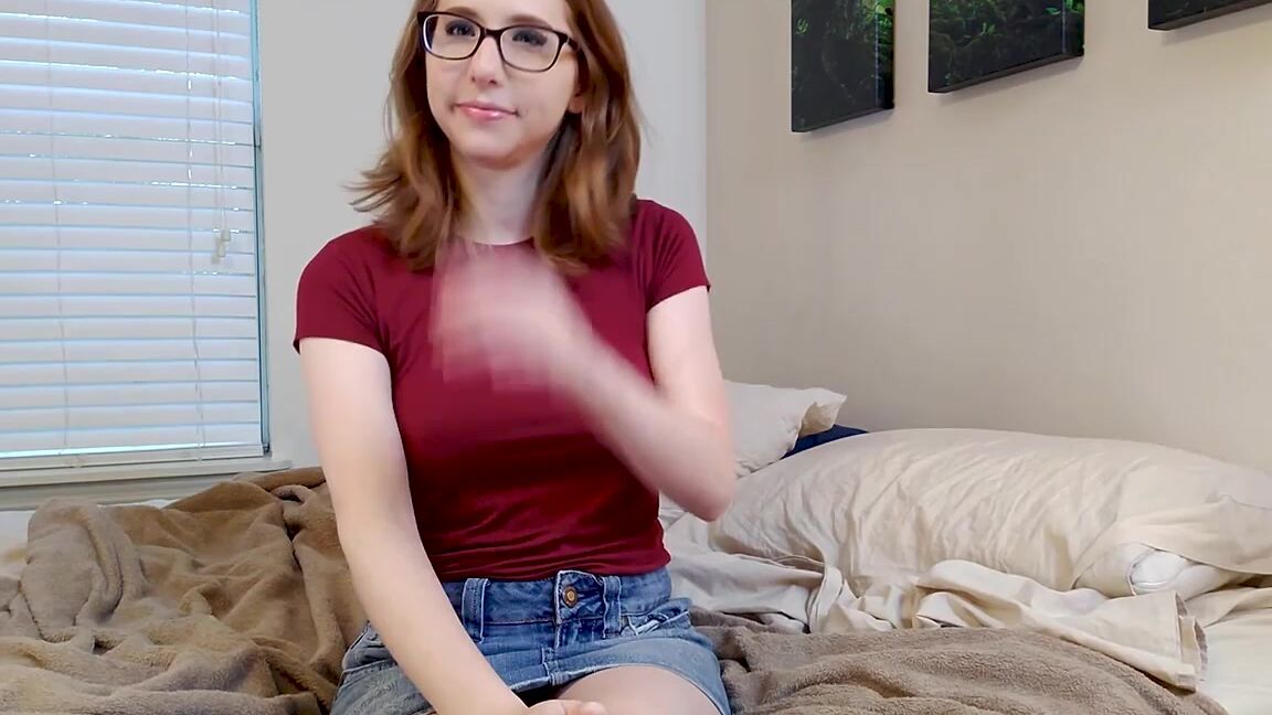 JOI, Miniskirts, Panty Fetish, T-Shirts and Panties, Upskirt charlottehazey hey stop looking up my skirt joi ManyVids