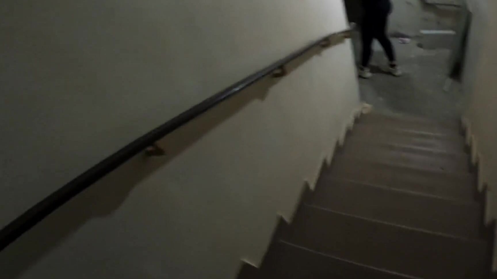 Addy Broke 18 year old girlfriend afraid to fuck in the entrance and was fucked in the basement of the house Pornhub