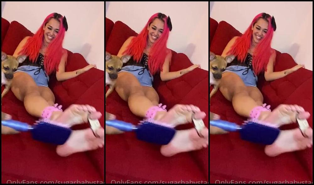 Stacisfeet Onlyfans The Toe Cuffs Got Tighter As A Struggle And Beg For The Feet Tickling To Stop The Brush On Me Feet Q3