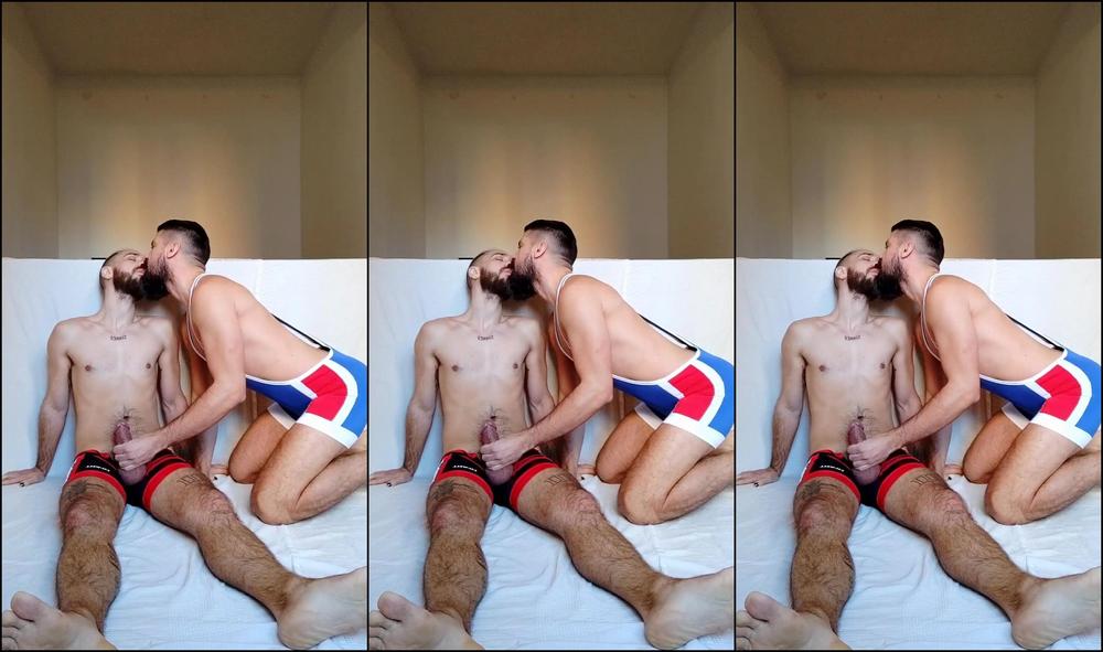 Twoguysonecam Two Wrestling Jocks Sucking Their Rock Hard Cocks