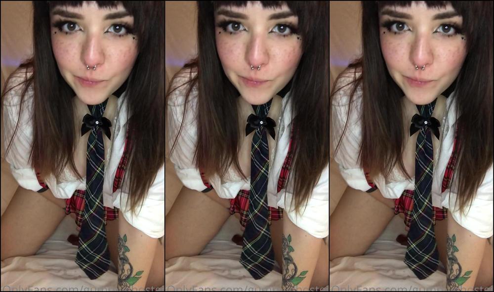 Gummyghostgirl 2020 08 03 636381100 Naughty School Girl Rides A Dildo