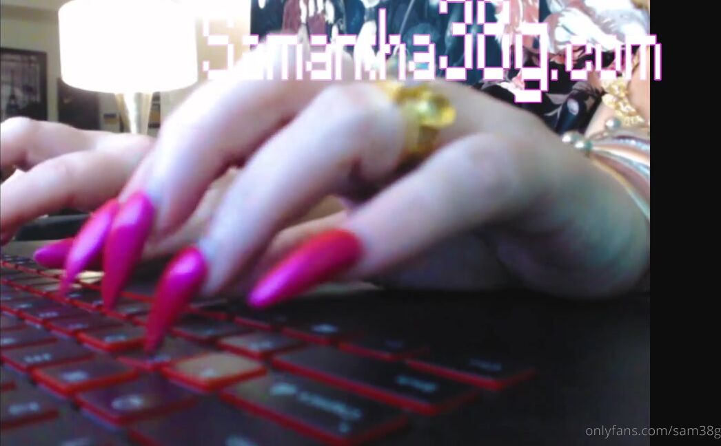 Sam G My First Asmr Of Me Typing With Long Fake Nails Some Of You