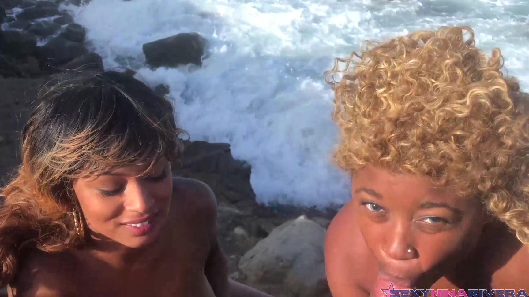 sexy nina rivera head on the rocks full