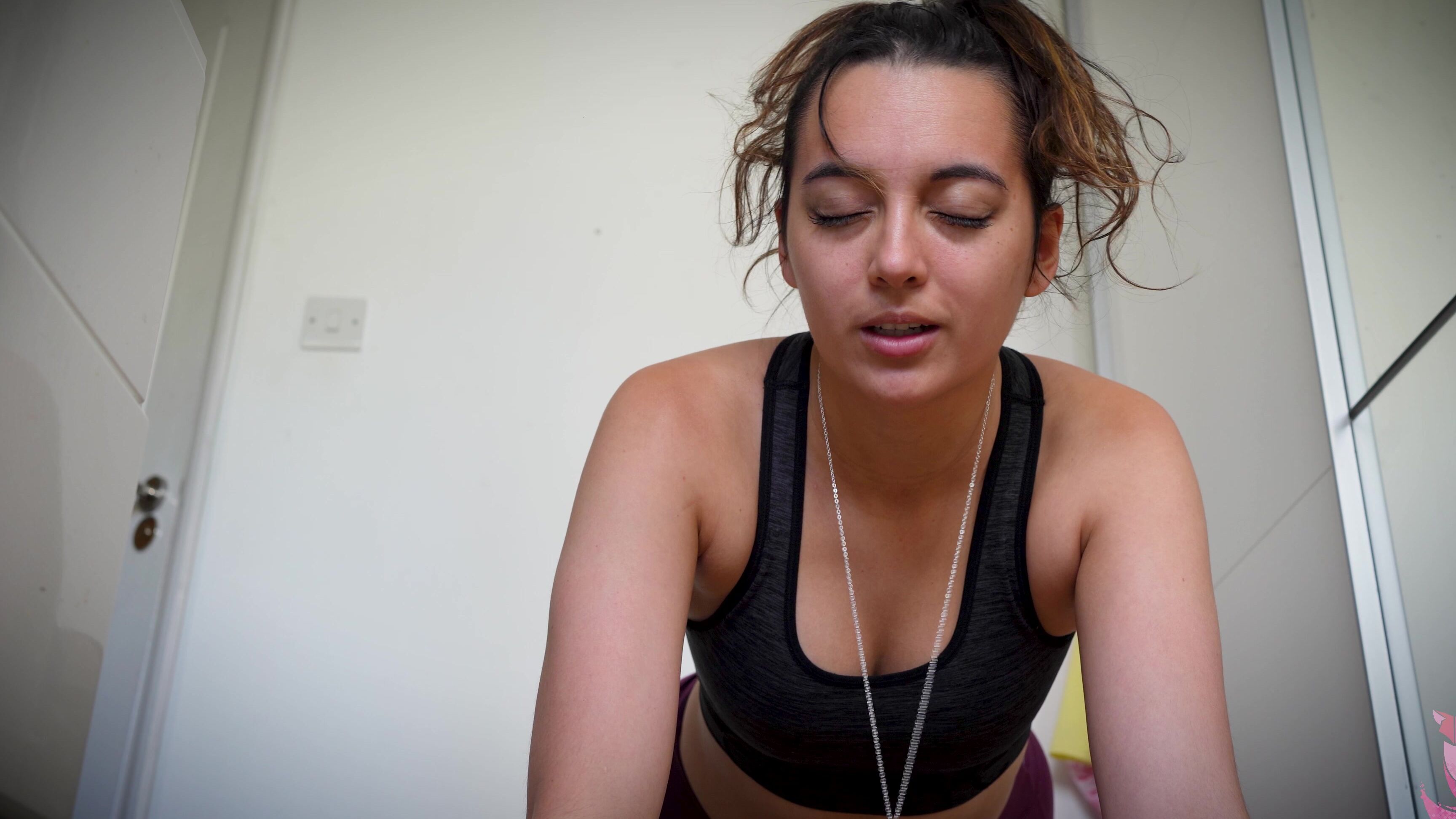 Summer Fox Trying To Do Pressups