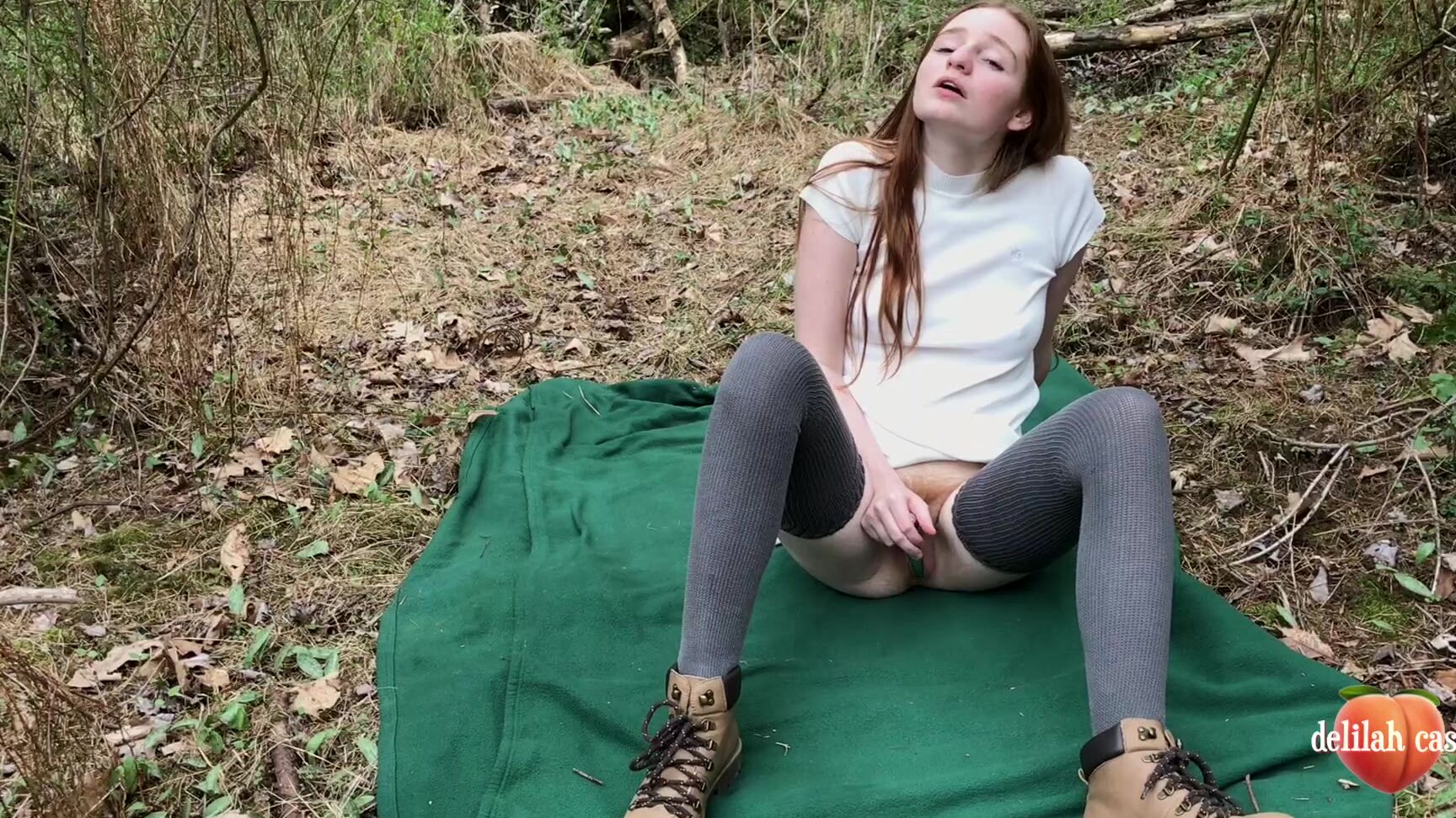 Exhibitionism, Public Outdoor, Redhead, Squirting, Toys delilah cass squirting for you outside on my hike ManyVids