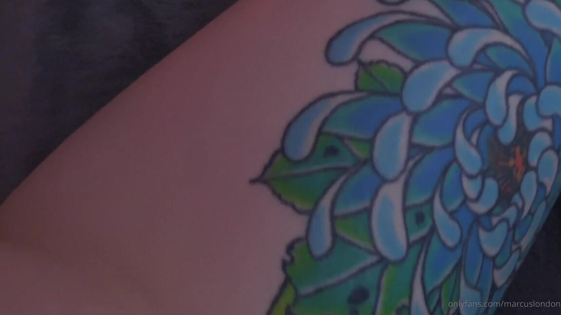 Marcuslondon Sexy Tattooed Girl Stroking My Cock