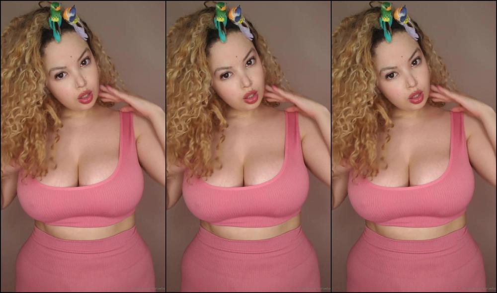 Aruwba Playing With My Bouncy Juicy Natural Boobs And Big Gumdrop