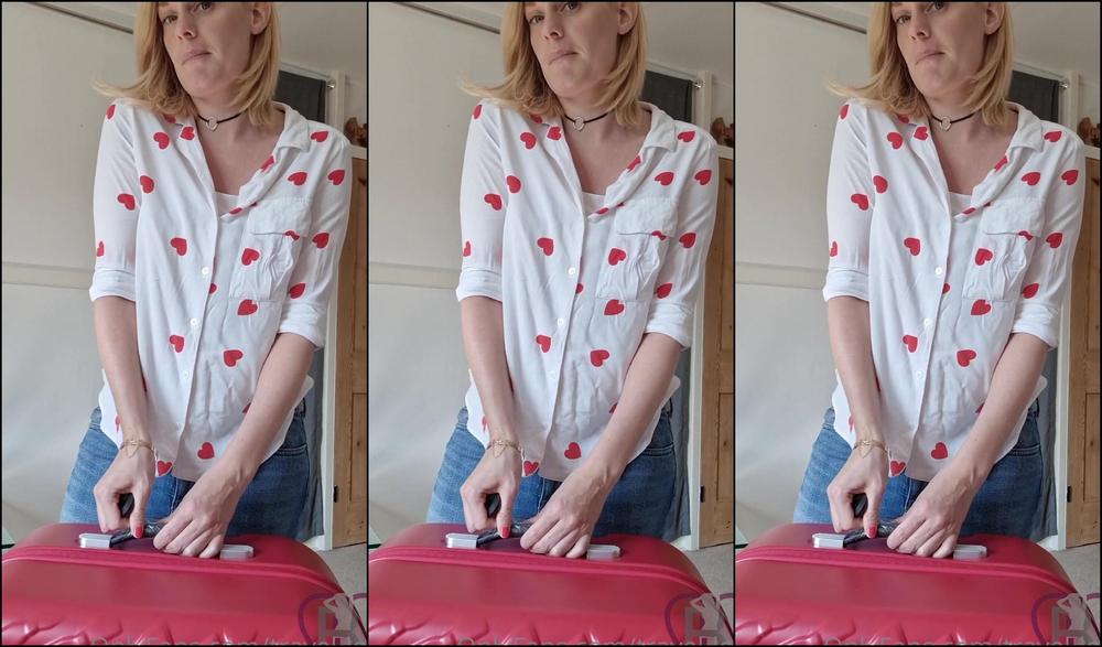 Travelling Peach 2568804901 08 21 2022 One Suitcase For Toys And Another For Well Who D Like To Come With Me