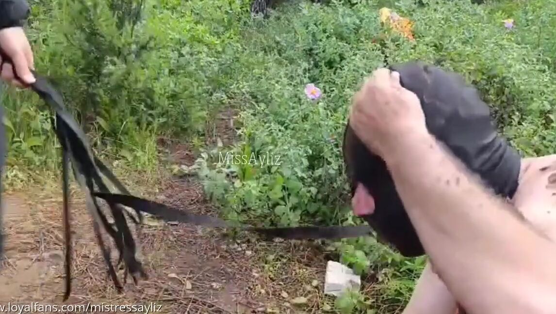 Mistress Ayliz Public Forest Sessions 3 Dirty Boots Bondage Spitting Loyalfans