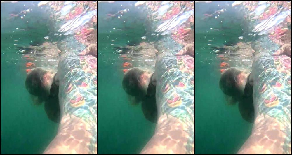 Katty Blake Public Beach Nudity And Blowjob Under The Sea