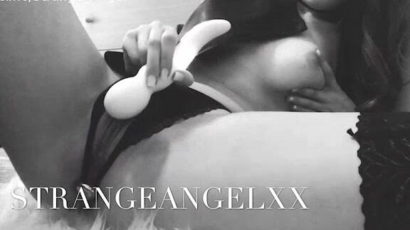Strangeangelxx Mean Dom Cums In Leather Amp Stockings