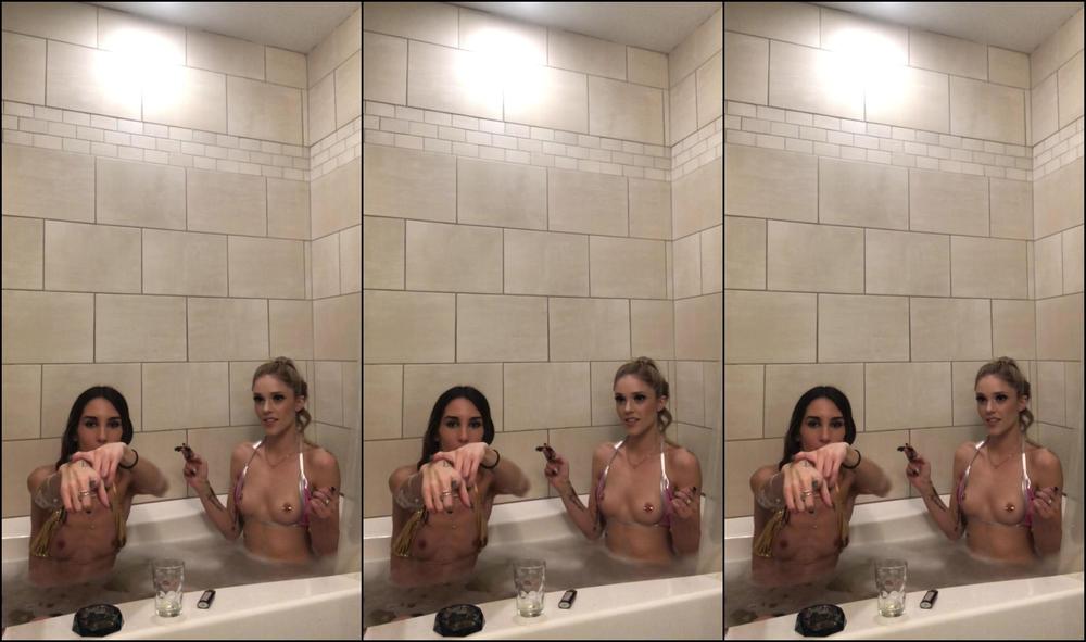 Kaliroses I Spent The New Years With Natalia Playing In The Tub With Champagne And Blunts Bootys An