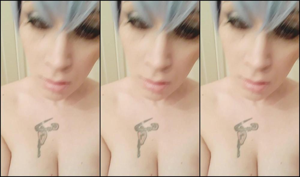 Stevie Layne Ayanami Rei Cosplay Pregnant Tease