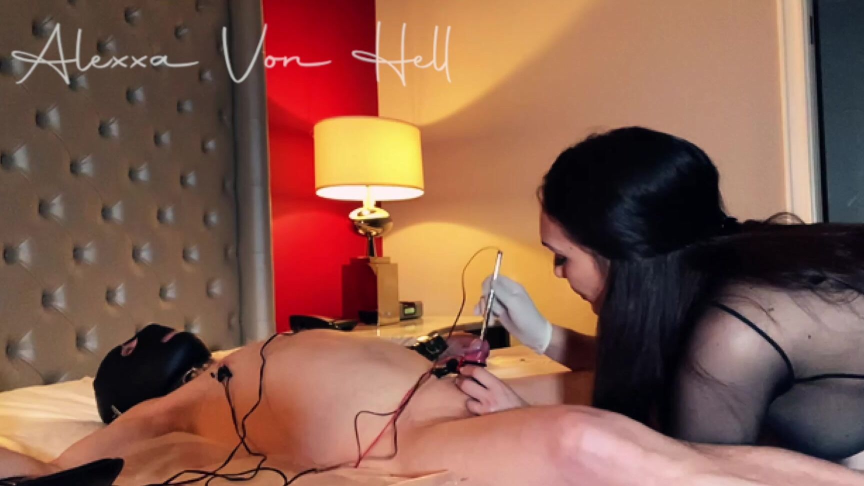 Mistress Alexxa Von Hell Electro Play