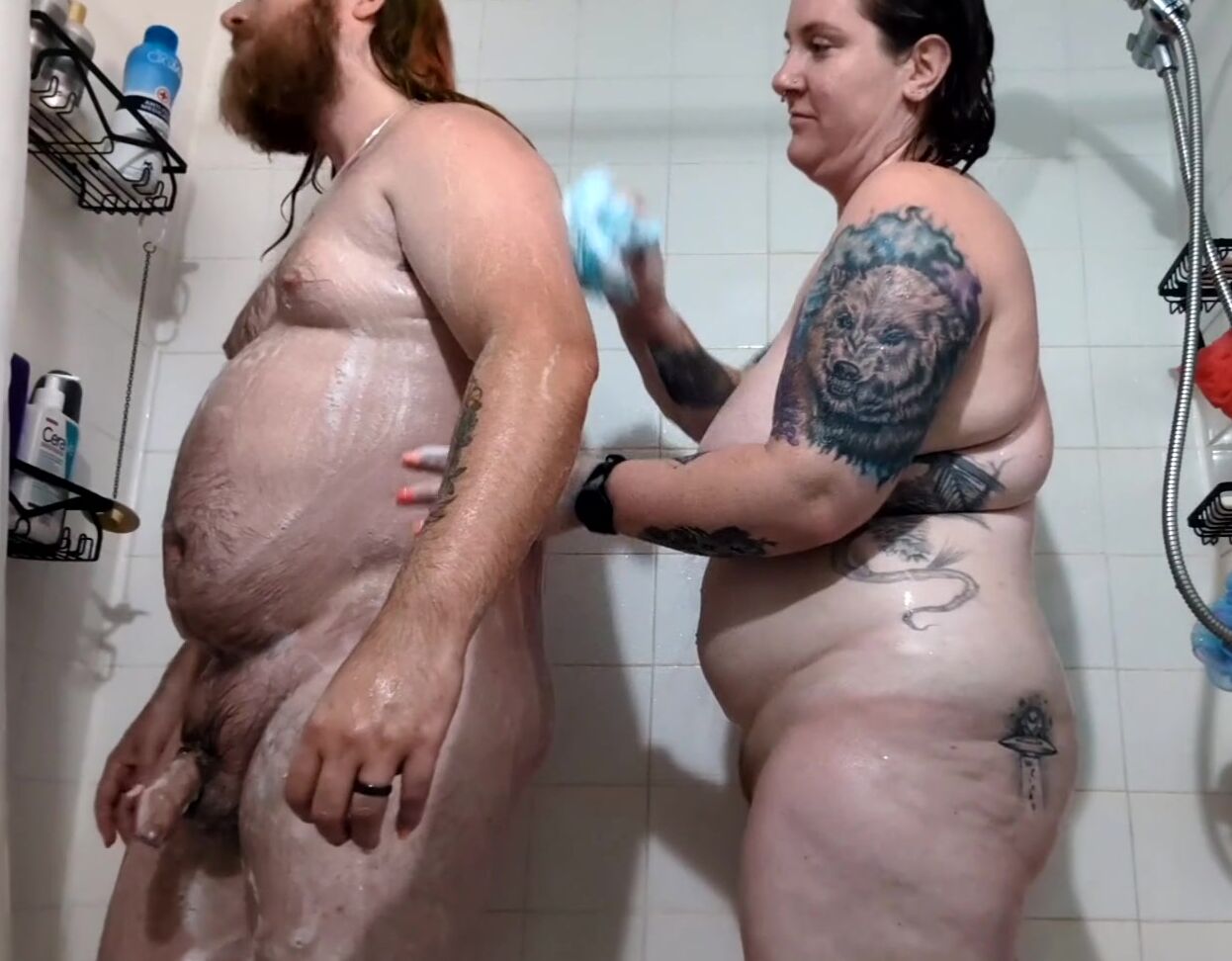 Feministfuntoy 3394760611 07 15 2024 Did You Know We Shower Together Every Day We Decided To Set The Camera Up This