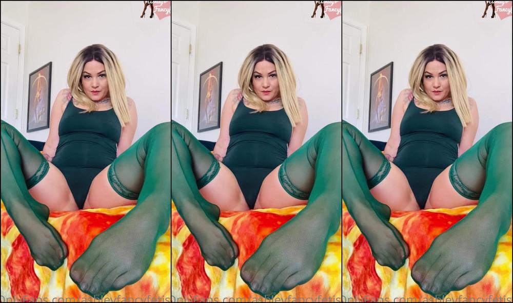 Ashleyfancyfetish Nylon Pizza Joi