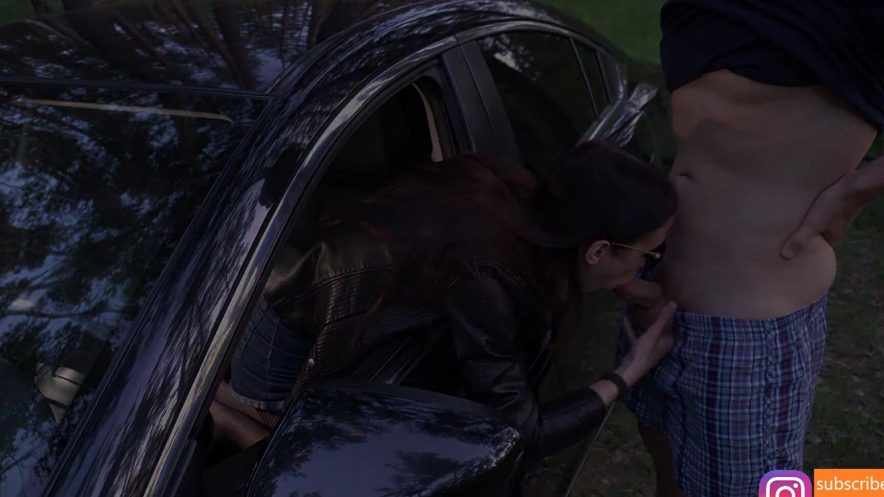 maryvincxxx A quick blowjob for a passer-by through a car window & Cum in my mouth Pornhub