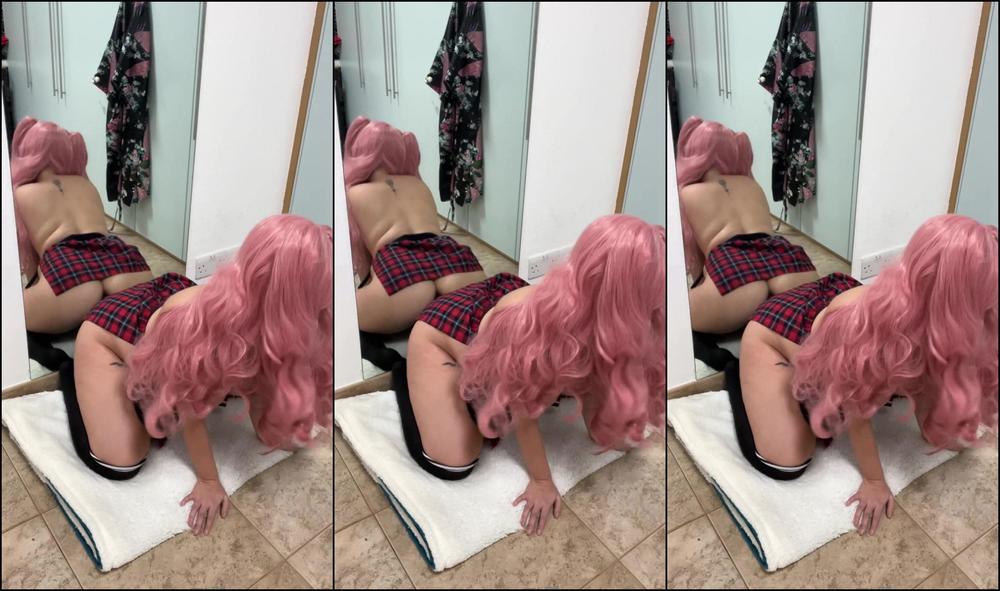 "Tiffanybabe01" teens (18+), doggystyle, dildo fucking, orgasms, school uniform DOGGY STYLE FILTHY FUN XXX manyvids