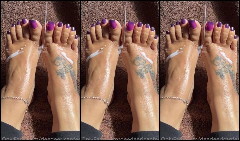 Deedeericanfeet Onlyfans As Requested Pov Wit Sexy Jizzed Toes