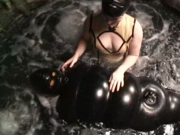 Heavy Rubber Hot Tub Pt 4 Inflatable Sleep Sack AliceInBondageLand AliceInBondageLand