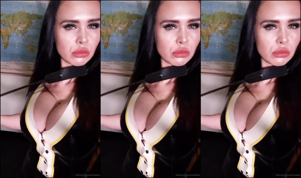 Obey Angelina Headmistress Returns Strap On Fuck Over The School Desk F