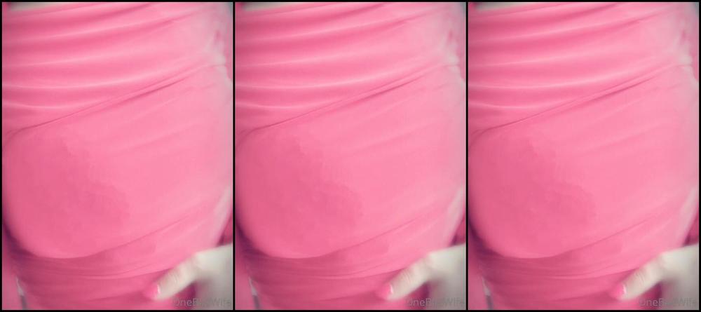 Onebadwife Part Of Of Me Playing With Myself In My Pink Outfit With Pink Lipstick Xx
