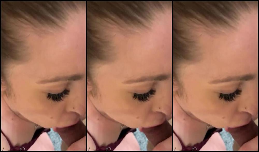 Kristina Rae Nicknamed Kristina Rae All In Onlyfans Just More Of Me Sucking Cock Hahah Whos Next