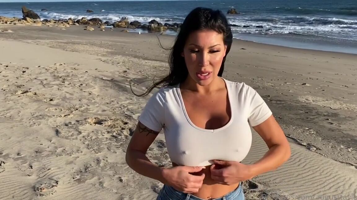 Augusttaylorxxx Come And Have Fun On The Beach With Me Brand New Video Message Me To Get New V