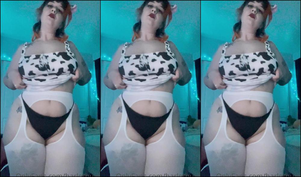 Harlotquinn A Wild Cow Cutie Appears Again Who S Gonna Brand This Fat Ass