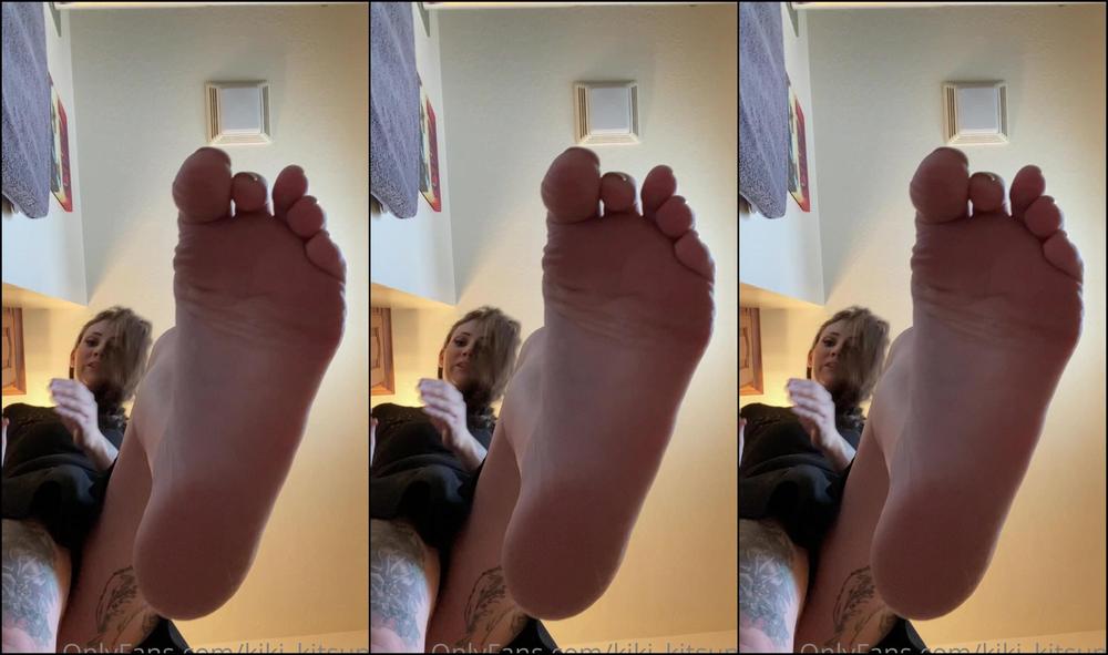 Kiki Kitsune Standing Above You Showing You Exactly Where You Belong