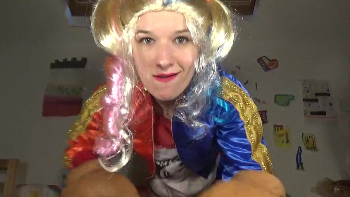 "Goddess Vanessa" cosplay, executrix, humiliation, supervillain, superheroines Boxer Harley Quinn manyvids