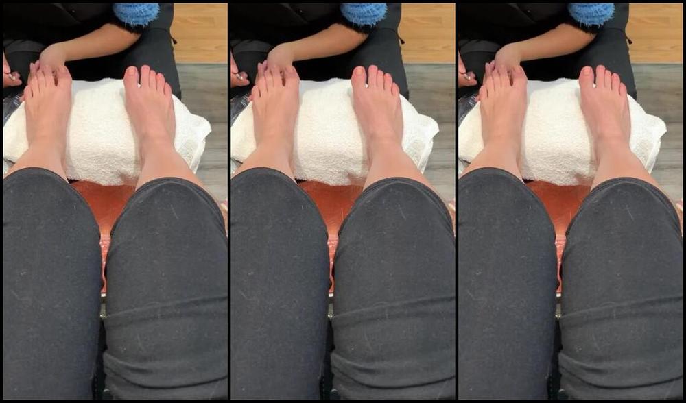 Goddess Christine Nicknamed Findomchristine Onlyfans 7 Minute Pedicure Video