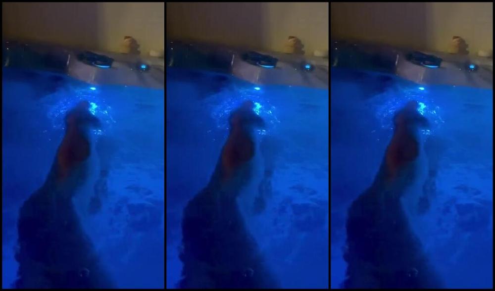 Lezlyan Nicknamed La Little Dancer Feet Onlyfans Hot Tub Legs I Had To Remove The Sound As I Am Not Allowed