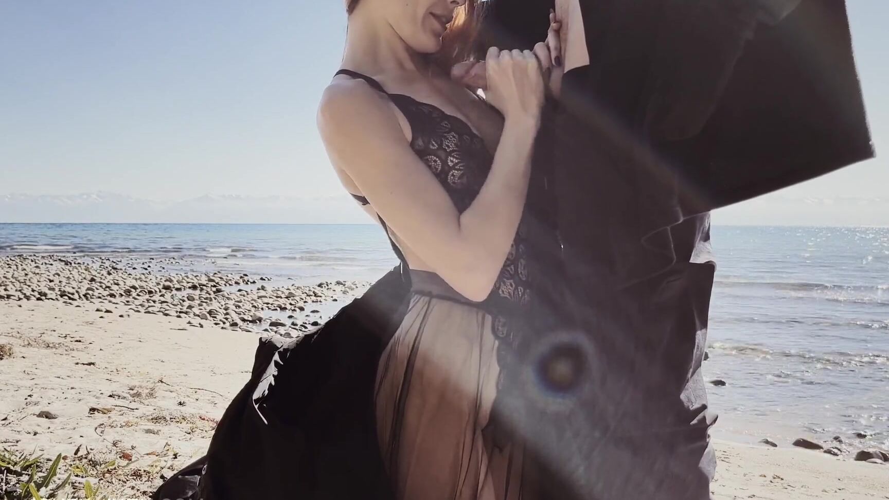 MyNaughtyVixen My naughty wife suck me on the lake beach   MyNaughtyVixen Pornhub