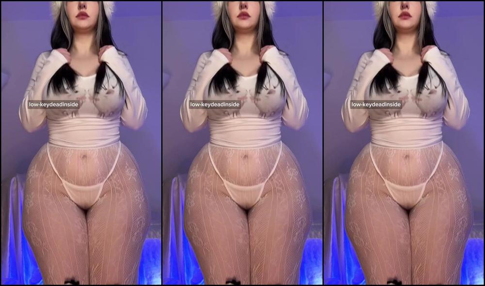 Low Keydeadinside 2024 10 17 Ass Clapping Ppv Front Back Jiggling And Twerking In My White Rabbit Outfit