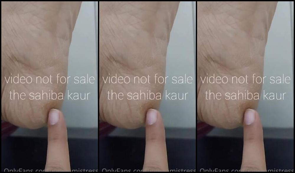 Sahiba Kaur Indian Mistress Onlyfans Look At Your Malkins Rough Nude Feet And No Pedi From Last 2 Months What A Humiliation See Myp