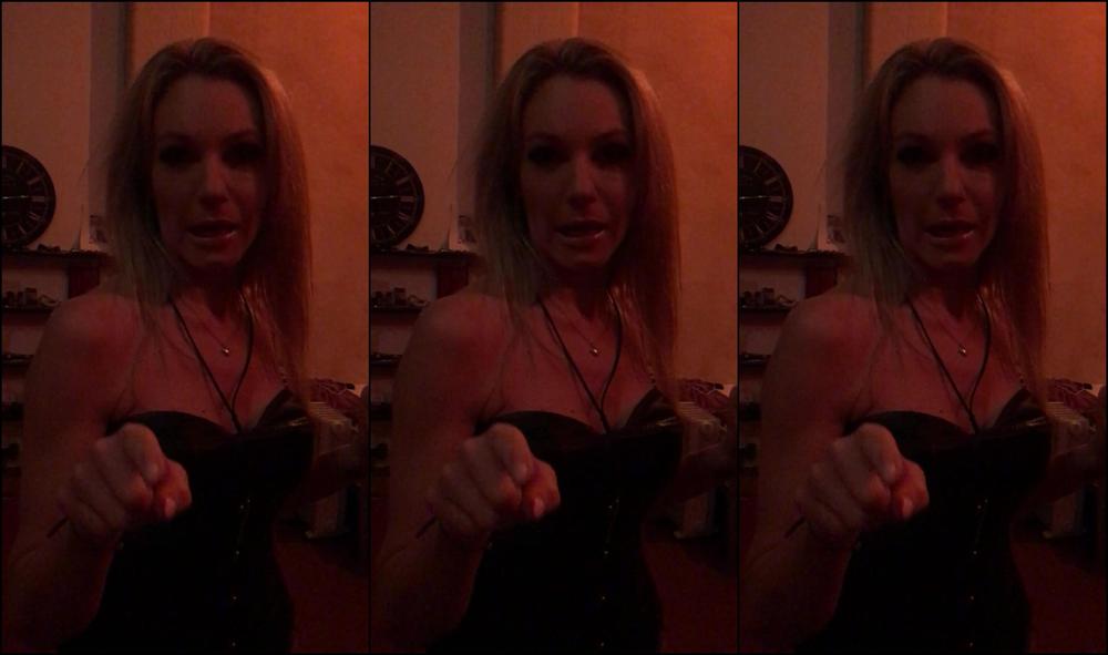 Lady Dark Angel Small Introductory Talk Before I Did A Ball Busting Session Explaining What Im Going To Do