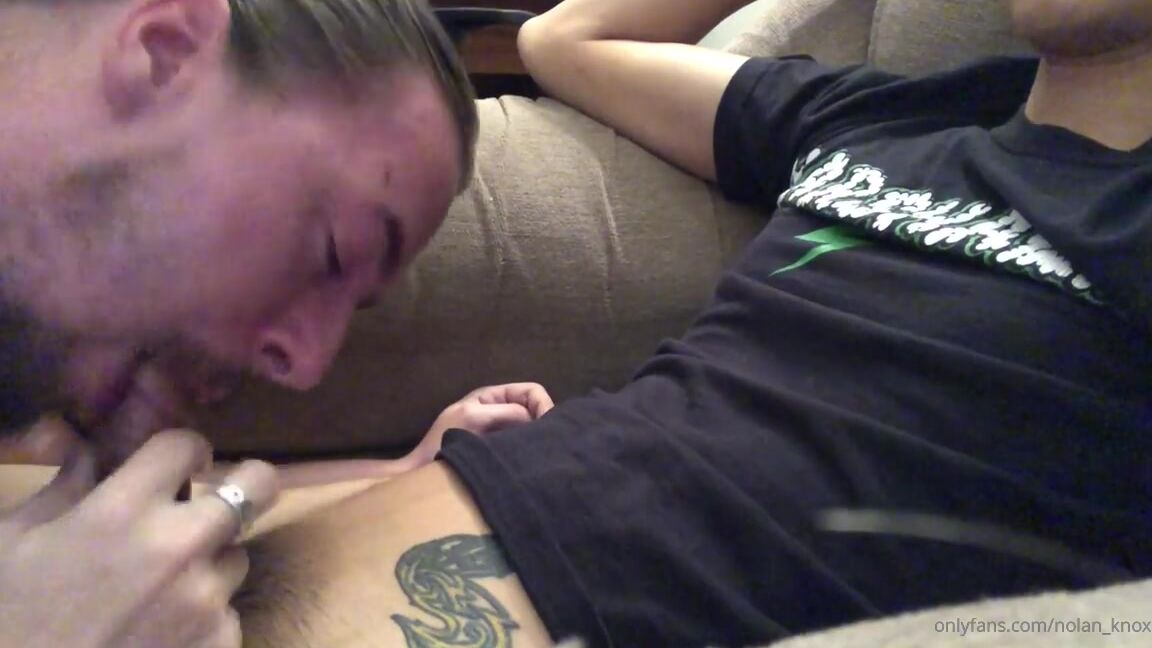 Nolan Knox Got A Bj From This Hipster Looking Dude Might Just Be The Long Hair His Mouth Felt Real