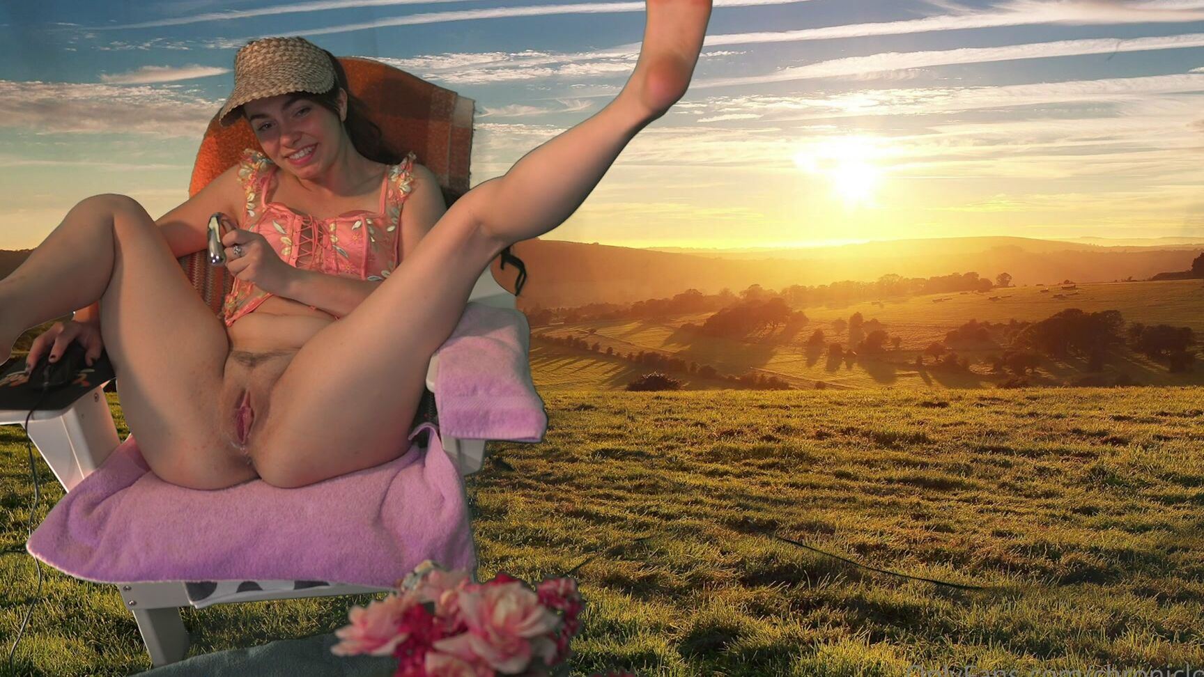 Chroniclove69 2528106967 07 19 2022 This Was A Funny Twist I Thought Of For A Gardening Show Just Your Average Watering