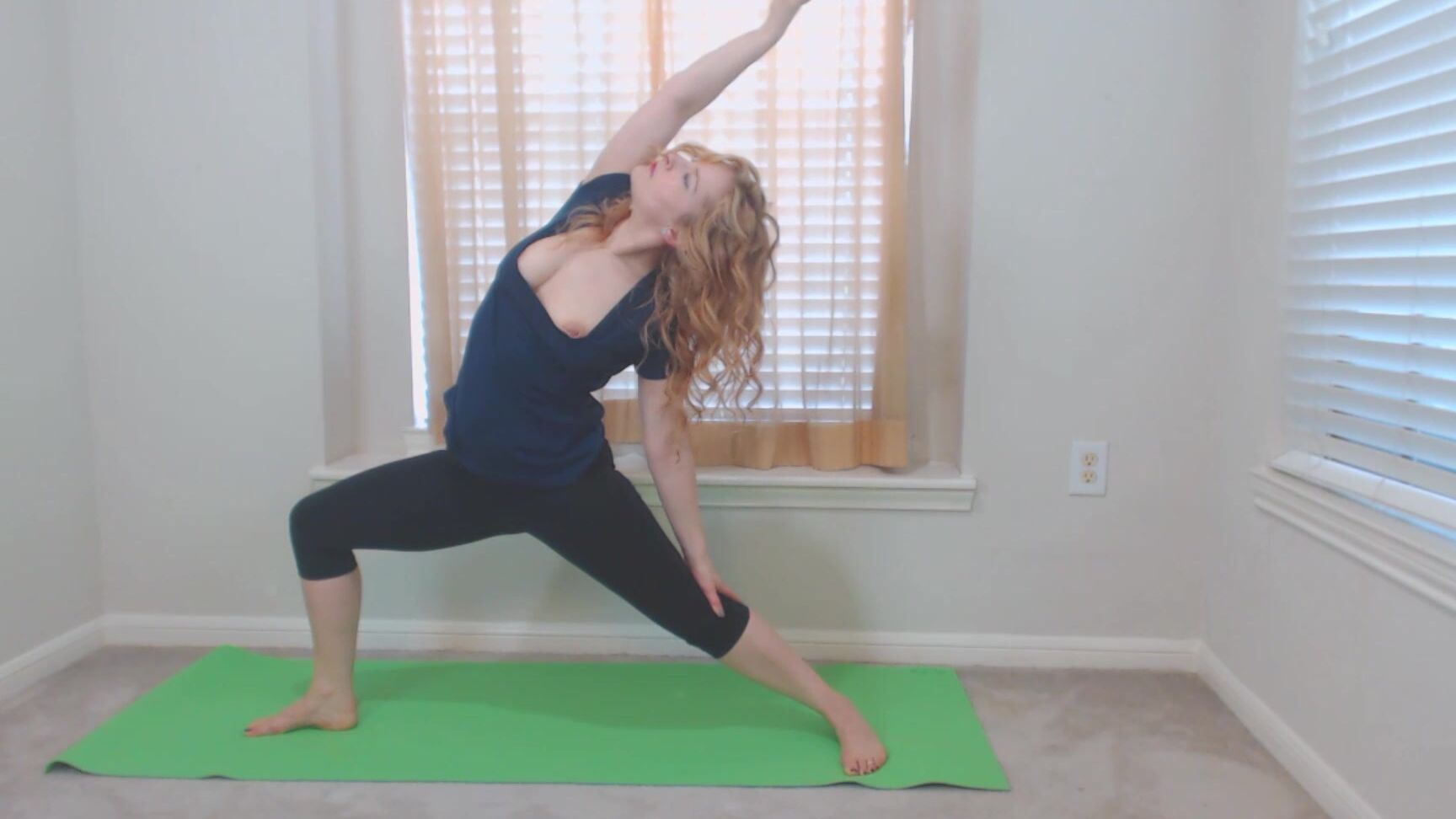 Nadia Layne Yoga Yoga In A Loose Top