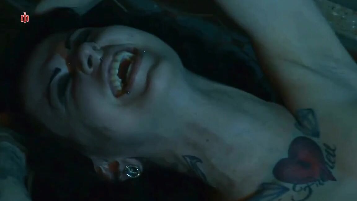 Inquisitionworld Tattoo Girl Bound To A Bedframe To Feel Tickling Clamps And Bastonadep