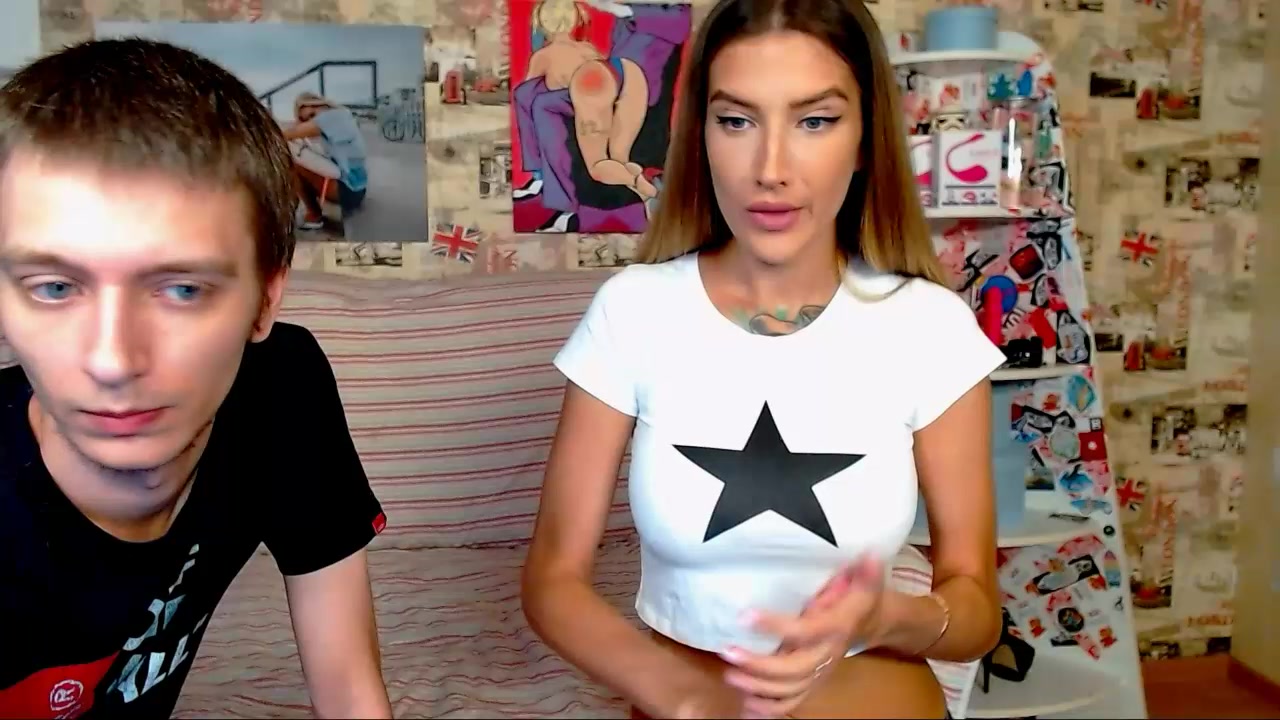 Busty blonde sucks cock and fucks