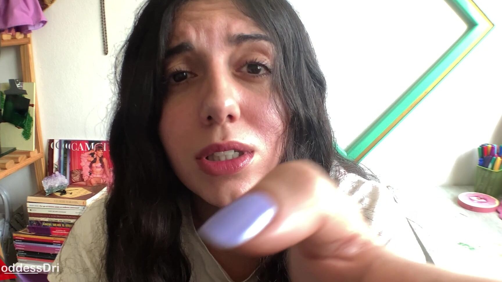 "GoddessDri" brat girls, face fetish, femdom pov, verbal humiliation, slave training NEVER A Real Man manyvids