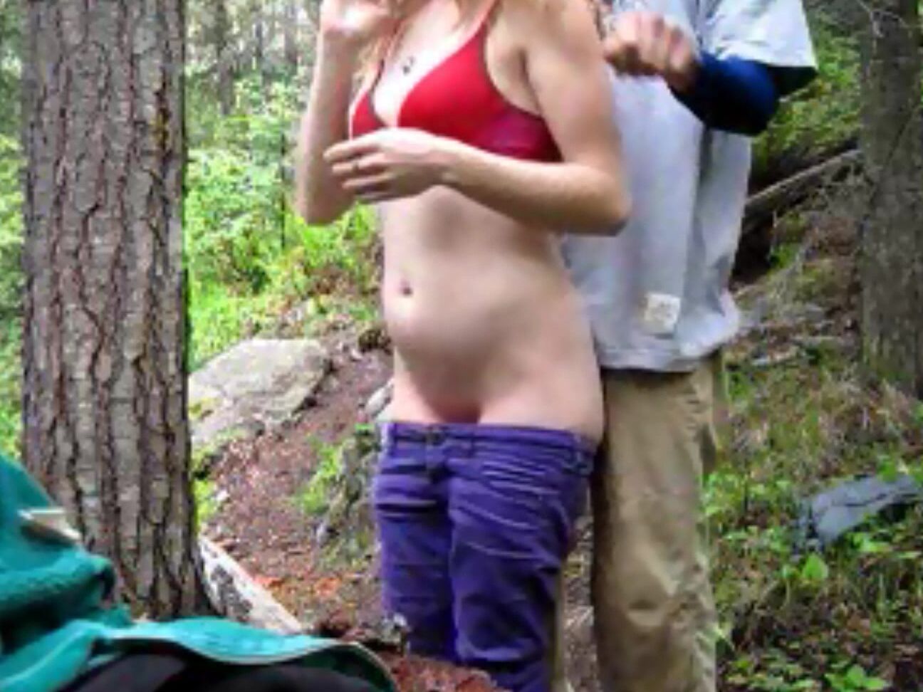 Little Kallie Sex In The Woods