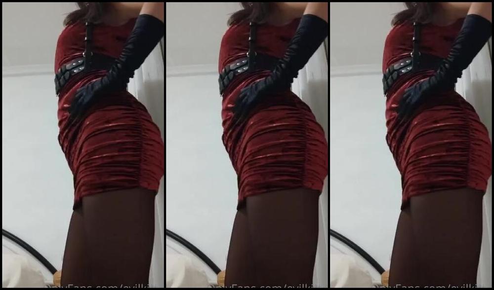 Evil Kitten Nicknamed Evilkitten Onlyfans My Slave Has A Strong Kink On Clothes Textures And Hes Really Into Velvet And Nylons Were Having