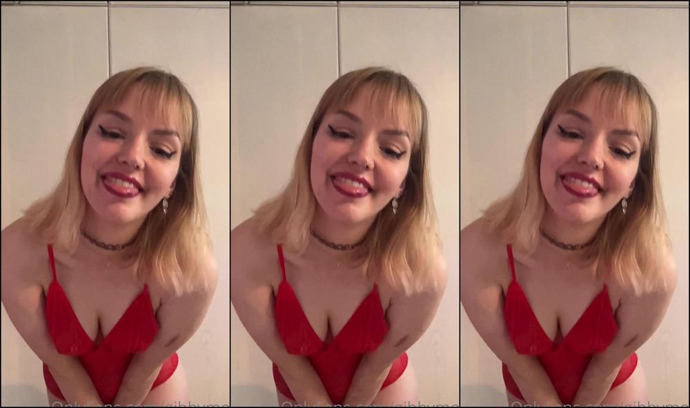 Gibbymoo 2865764080 05 10 2023 Showing Off In My Red Bodysuit